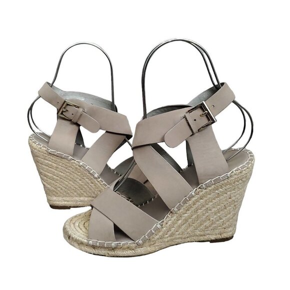 Joie Kaelyn Espadrille Strappy Open Toe Wedge Heel Sandal - Picture 2 of 15